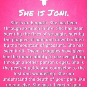 Meet your Posher, Joni